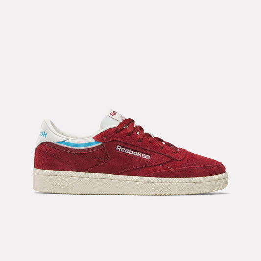 Reebok Footwear Women Club C 85 Shoes RETRORED/CHALK/FUTURECYAN