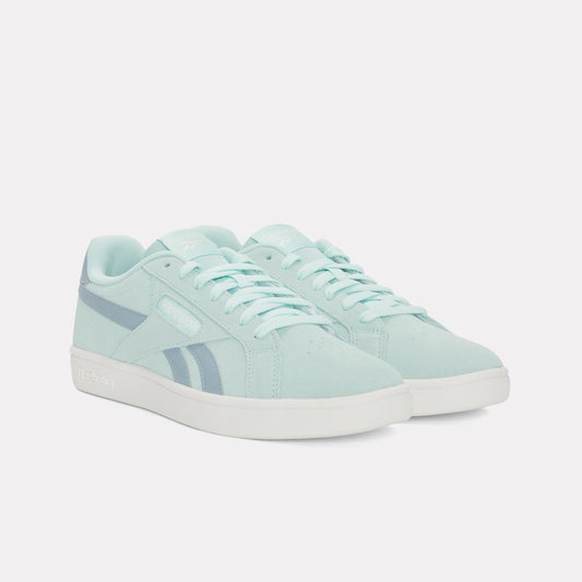 Reebok Footwear Women Court Retro Shoes GLITCHAQUA/LEISUREBLUE/CHALK