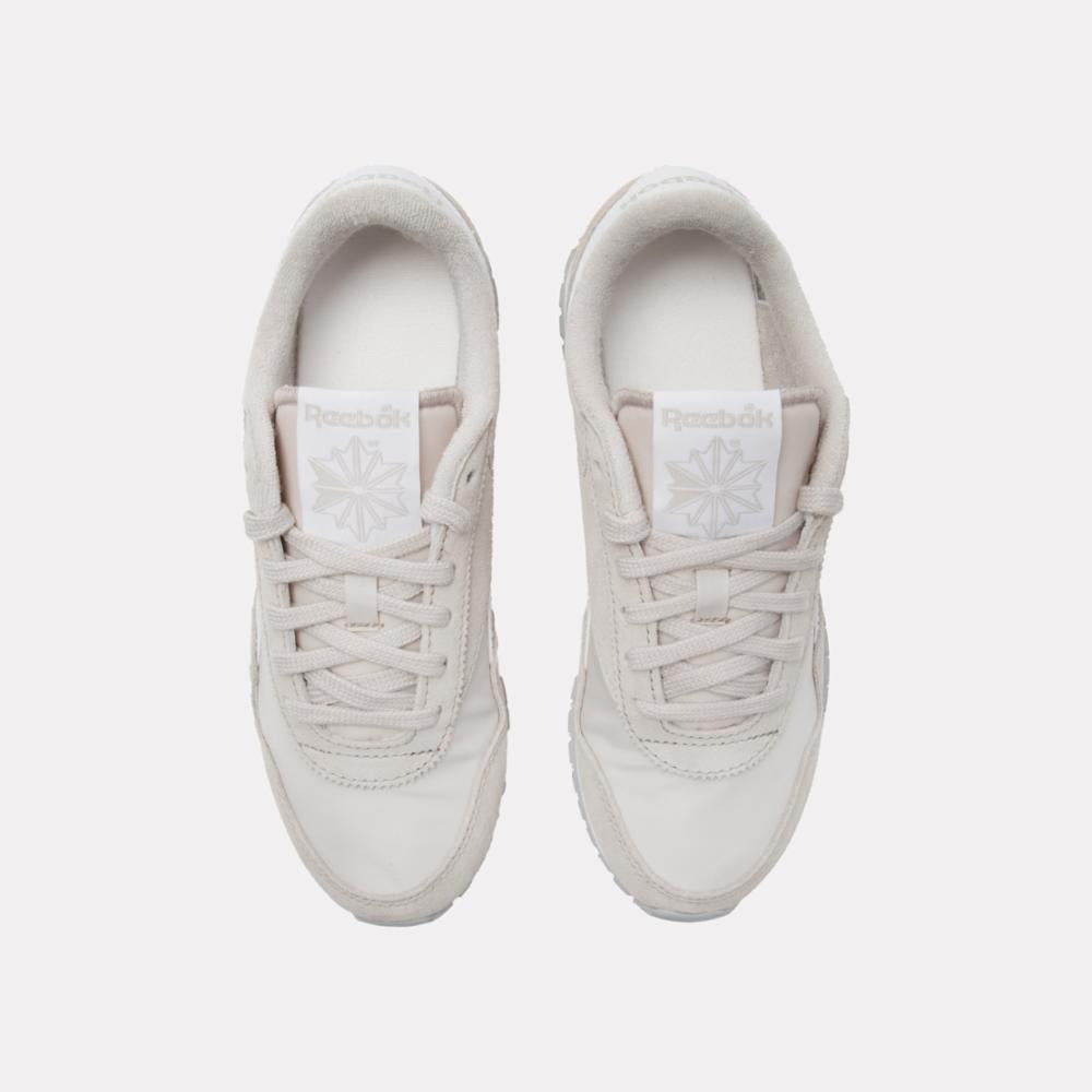 Reebok Footwear Women Classic AZ Shoes SPORT BEIGE/SPORT BEIGE/WHITE