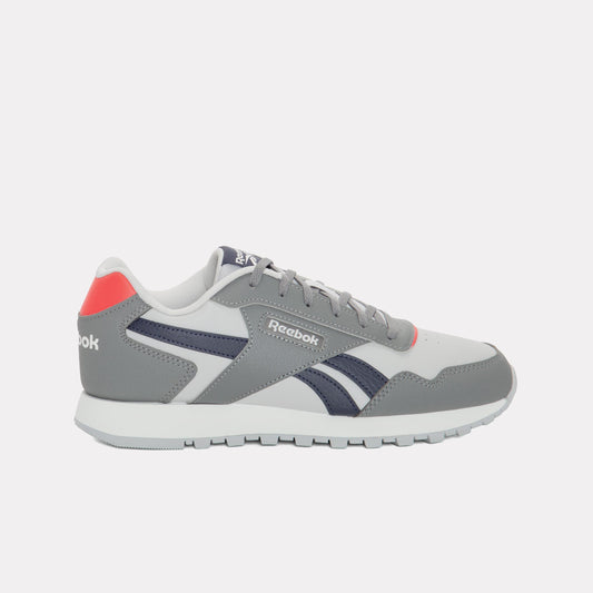 Reebok Footwear Kids Reebok Glide Shoes – Grade School GREY1/VECTORNAVY/ENERGYRED