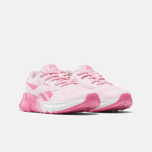 Reebok Footwear Kids Zig Dynamica 5 Elastic Lace Shoes - Pre-School FROSTEDBERRY/TRUEPINK/WHITE
