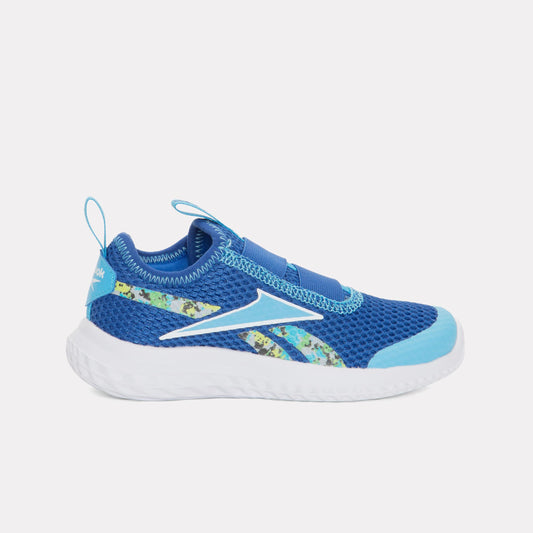 Reebok Footwear Kids Rush Runner Slip-On Shoes – Pre-School VECTORBLUE/FUTURECYAN/FTWRWHIT
