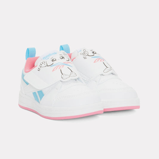 Reebok Footwear Kids Prime Snug Shoes – Baby & Toddler WHITE/PASSIONPINK/DIGITALBLUE