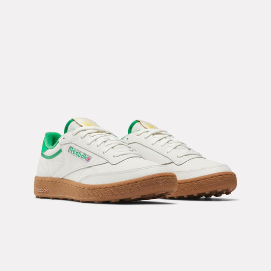 REEBOK FOOTWEAR MEN Club C Golf Shoes CHALK/CLASSIC GREEN