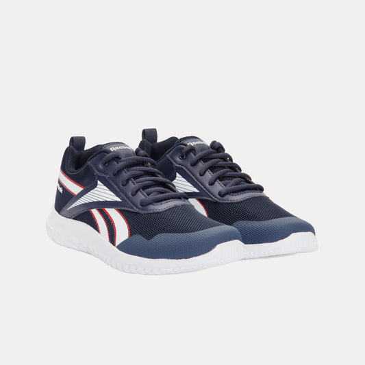 Reebok Footwear Kids Rush Runner Shoes – Pre-School VECTORNAVY/WHITE/VECTORRED