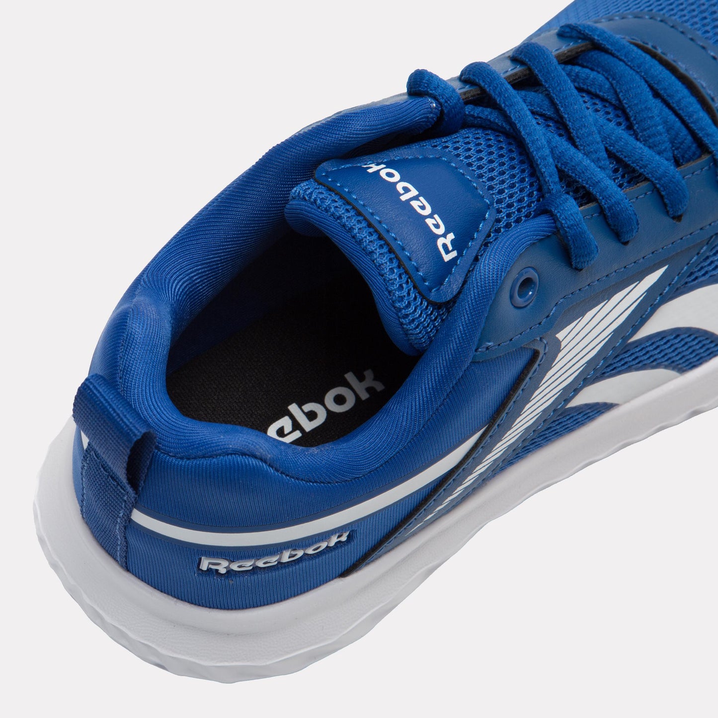 Reebok Footwear Kids Rush Runner Shoes – Pre-School VECTORBLUE/VECTORBLUE/WHITE