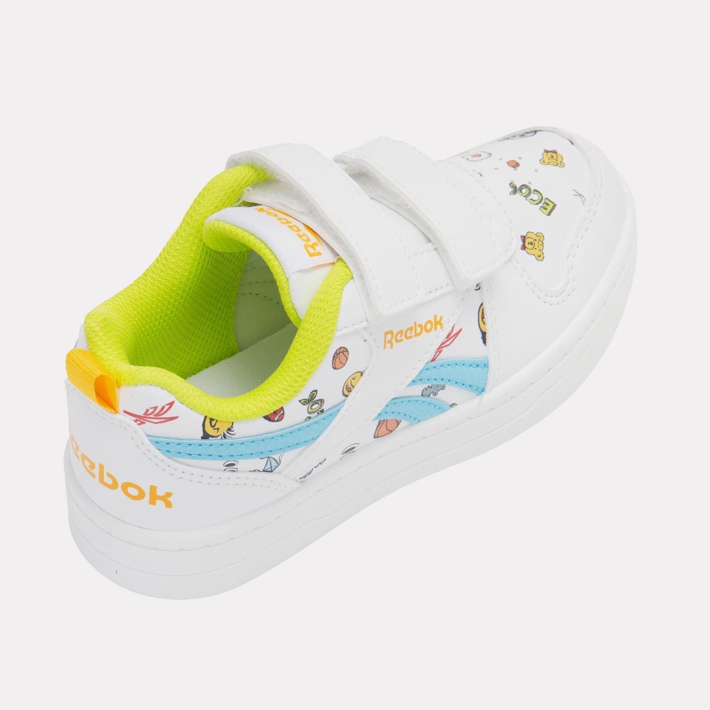 Reebok Footwear Kids Prime 2.0 Shoes – Pre-School WHITE/DIGITALBLUE/GOLDENHAZE