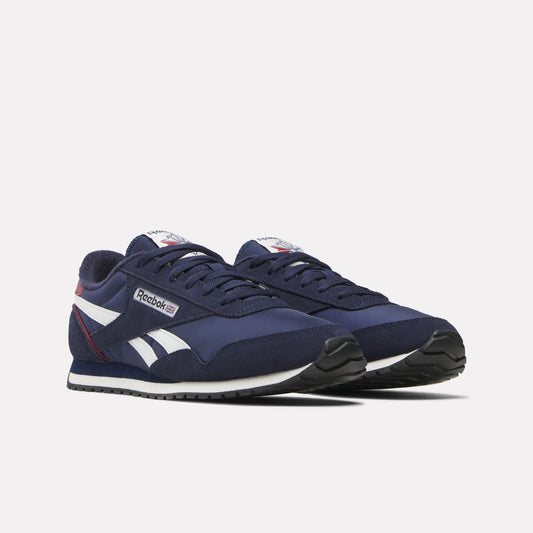 REEBOK FOOTWEAR UNISEX Classic AZ Shoes VECTOR NAVY/CLASSIC BURGUNDY/C