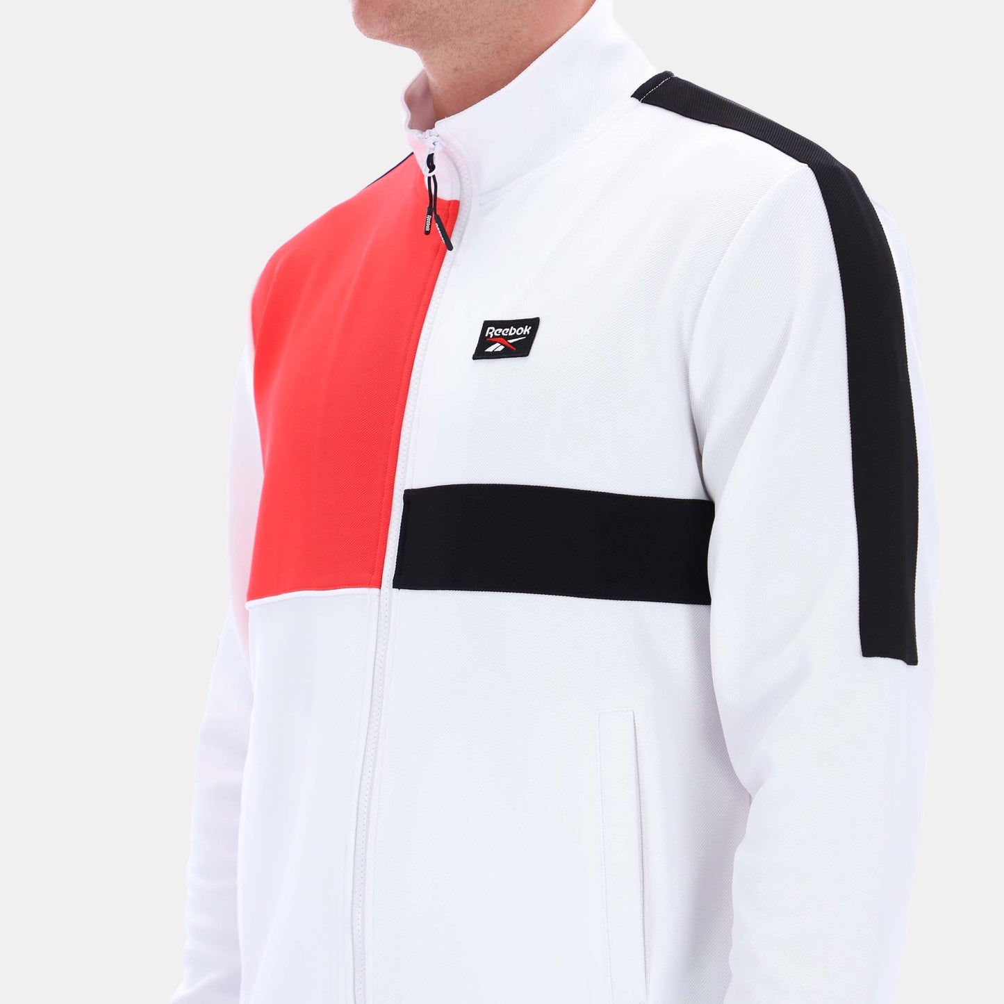 Reebok Apparel Men Classics Energy Track Jacket WHITE