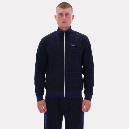 Reebok Apparel Men Reebok Monogram Track Jacket VECTOR NAVY