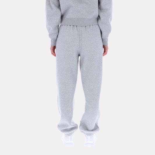 Reebok Apparel Women Triple Boucle Big Logo Joggers LIGHT GREY MARL