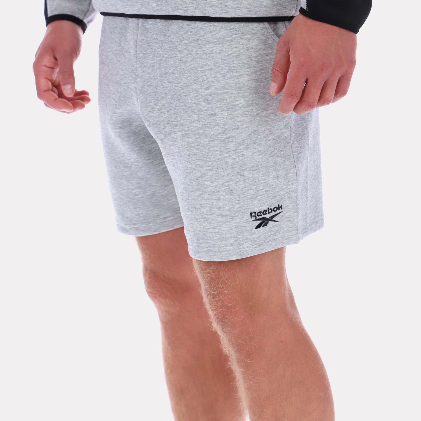 Reebok Apparel Men Core Vector Shorts GREY MARL