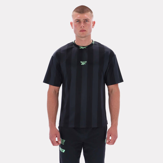 Reebok Apparel Men Reebok Graphic Stripe Jersey BLACK