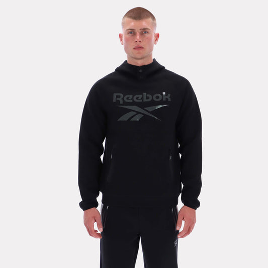 Reebok Apparel Men Studio Structure Hoodie BLACK