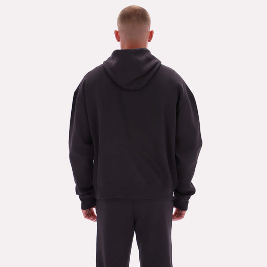 Reebok Apparel Men Varsity Hoodie WASHED BLACK