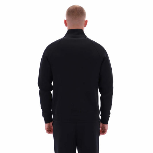 Reebok Apparel Men Core Quarter-Zip Sweatshirt BLACK
