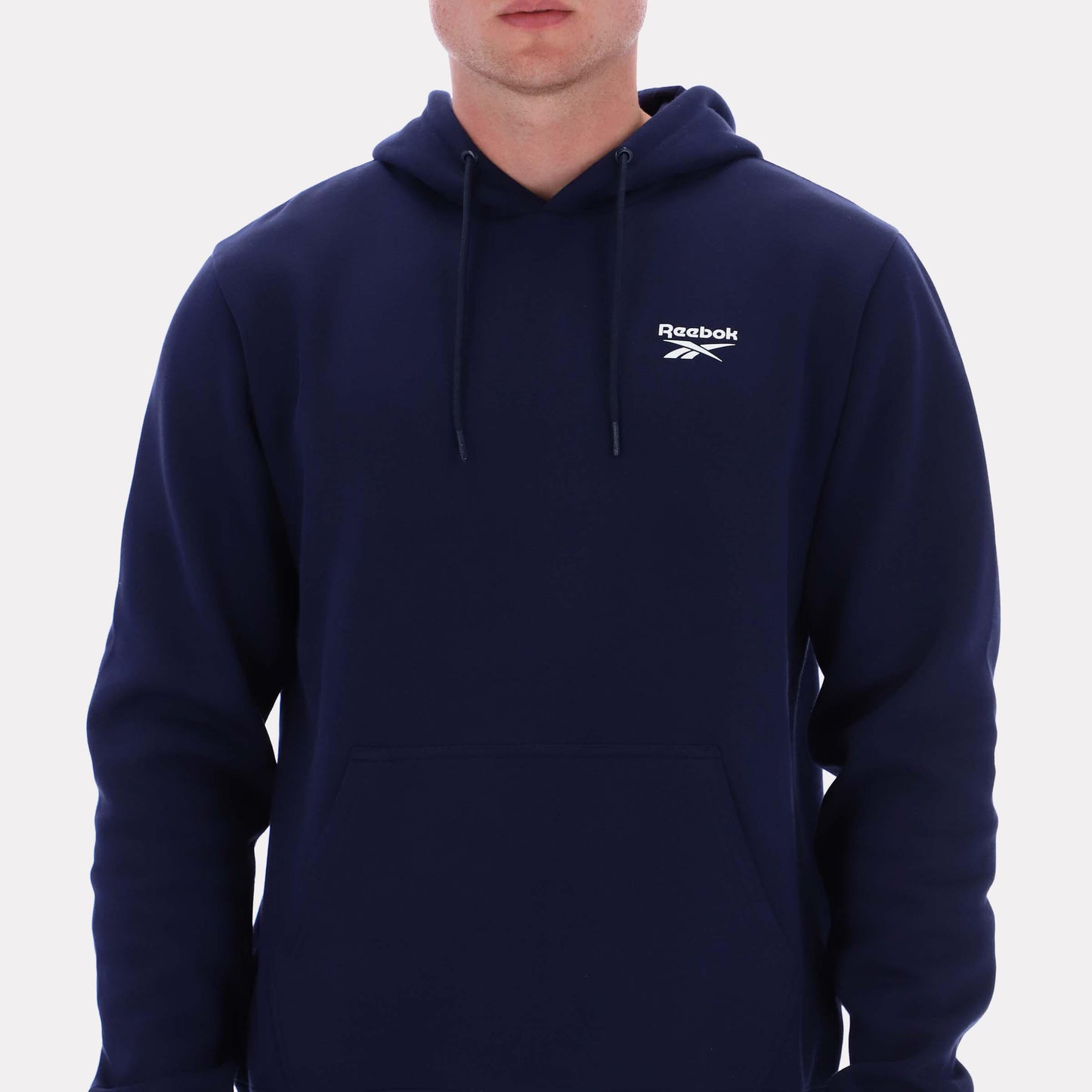 Reebok Apparel Men Essential Logo Hoodie VECTOR NAVY