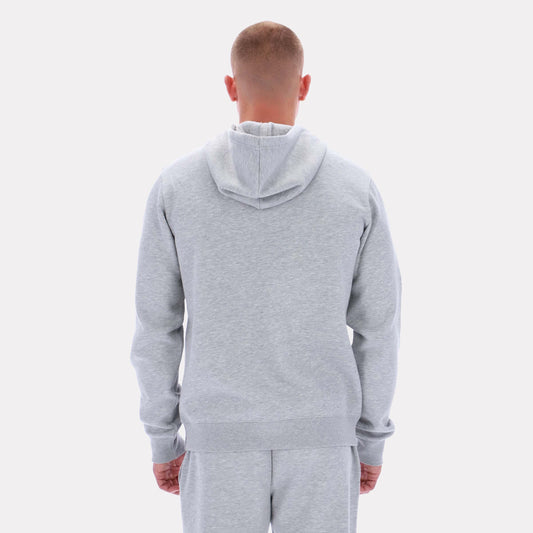 Reebok Apparel Men Essential Logo Hoodie LIGHT GREY MARL