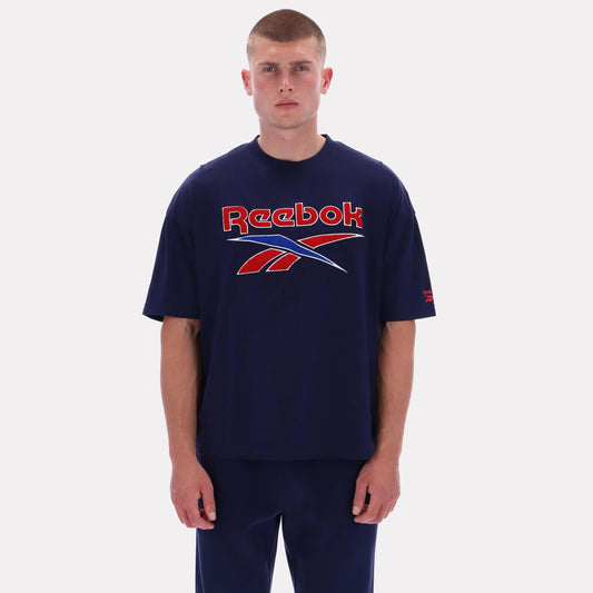 Reebok Apparel Men Reebok Varsity Graphic T-Shirt VECTOR NAVY