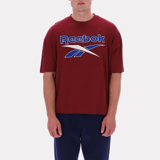 Reebok Apparel Men Reebok Varsity Graphic T-Shirt CLASSIC BURGUNDY