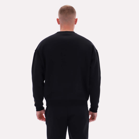 Reebok Apparel Men Classics Varsity Graphic Sweatshirt BLACK