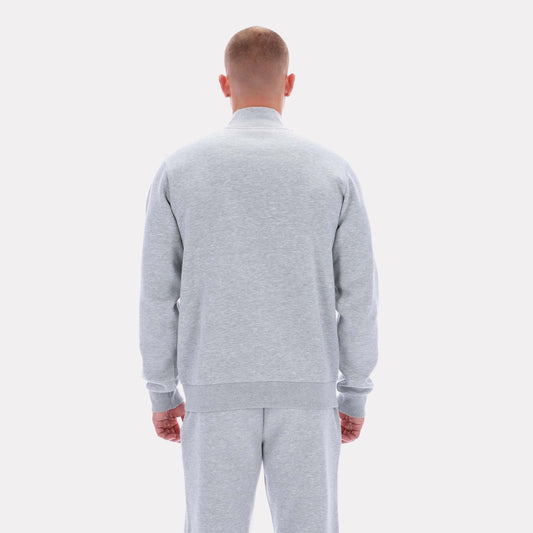 Reebok Apparel Men Reebok Quarter-Zip Sweatshirt LIGHT GREY MARL