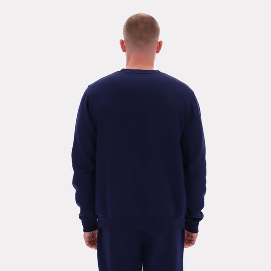 Reebok Apparel Men Essential Logo Crewneck Sweatshirt VECTOR NAVY