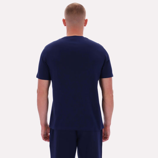 Reebok Apparel Men Big Logo Crewneck Short Sleeve Tee VECTOR NAVY