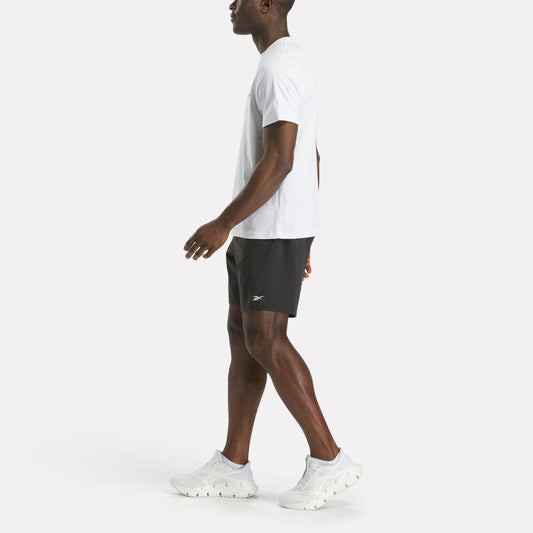 Reebok Apparel Men Big Logo Crewneck Short Sleeve Tee WHITE