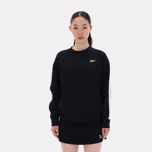 Reebok Apparel Women Core Crewneck Sweater BLACK