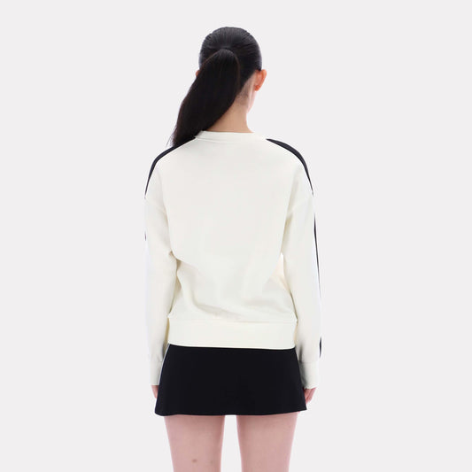 Reebok Apparel Women Core Crewneck Sweater CHALK