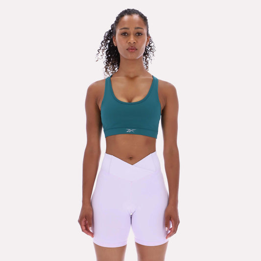 Reebok Apparel Women RBK-DRY Motion Sports Bra RETRO TEAL