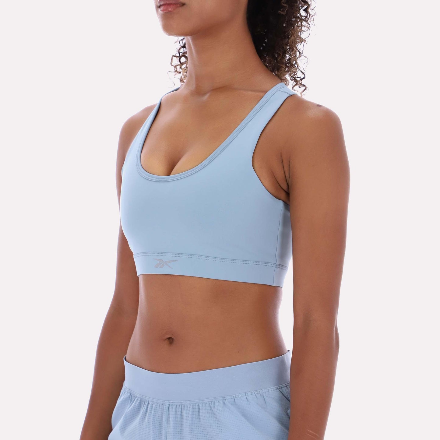 Reebok Apparel Women RBK-DRY Motion Sports Bra LEISURE BLUE