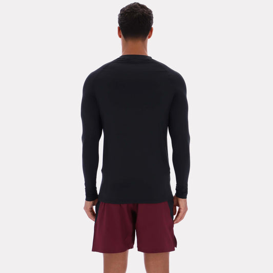 Reebok Apparel Men Performance Long Sleeve Tee BLACK