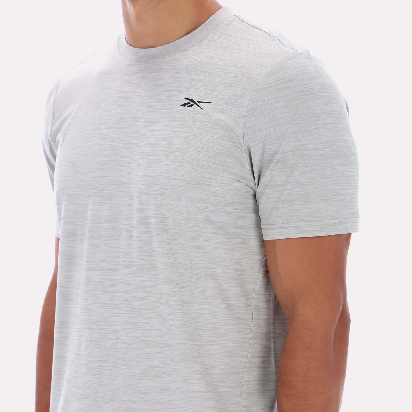 Reebok Apparel Men Core Move T-Shirt LIGHT GREY