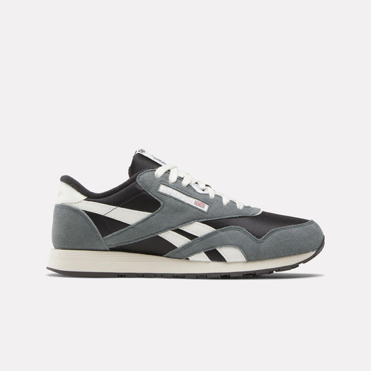 Reebok Footwear Men Classic Nylon Shoes WASHED BLACK/DARK FOG/CHALK