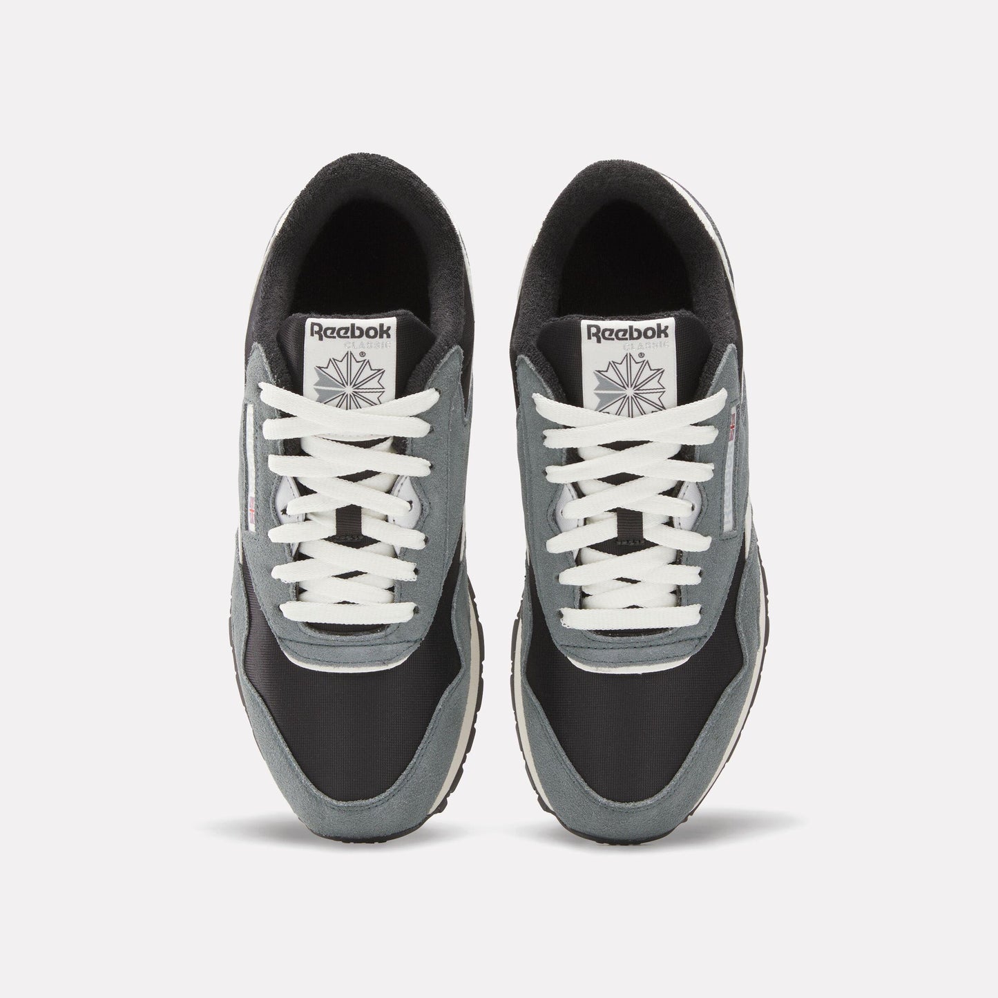 Reebok Footwear Men Classic Nylon Shoes WASHED BLACK/DARK FOG/CHALK