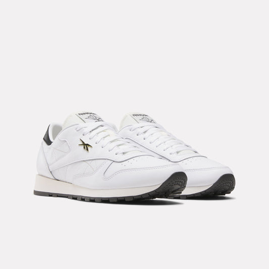 REEBOK FOOTWEAR UNISEX Classic Leather Shoes WHITE/BLACK/CHALK