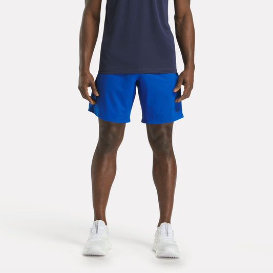 Reebok Apparel Men Workout Ready Woven Shorts VECTOR BLUE