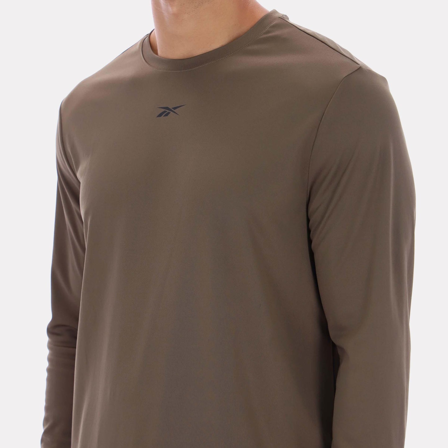 Reebok Apparel Men ID Train Long Sleeve Tech Tee VECTOR NAVY