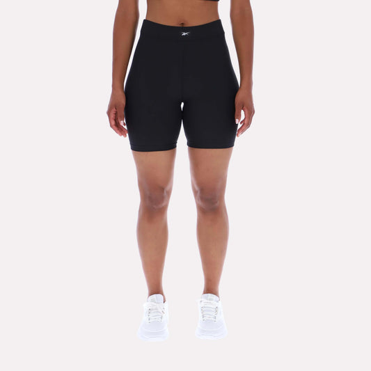 Reebok Apparel Women Rib Bike Shorts BLACK