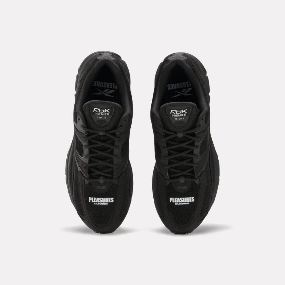 Reebok Footwear Men Reebok x PLEASURES Premier Trinity KFS Shoes BLACK/BLACK/BLACK