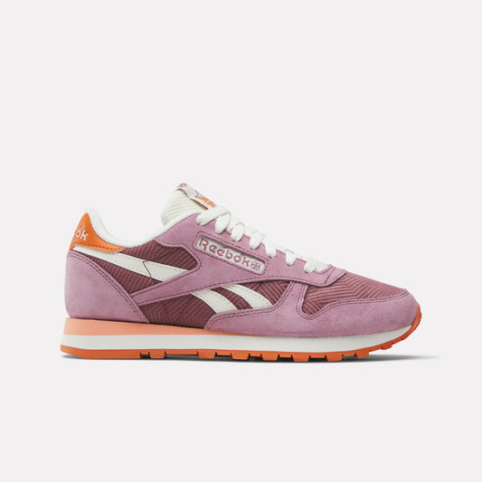 REEBOK FOOTWEAR WOMEN Classic Leather Shoes BLACKBERRY/BERRYCHILL/CHALK