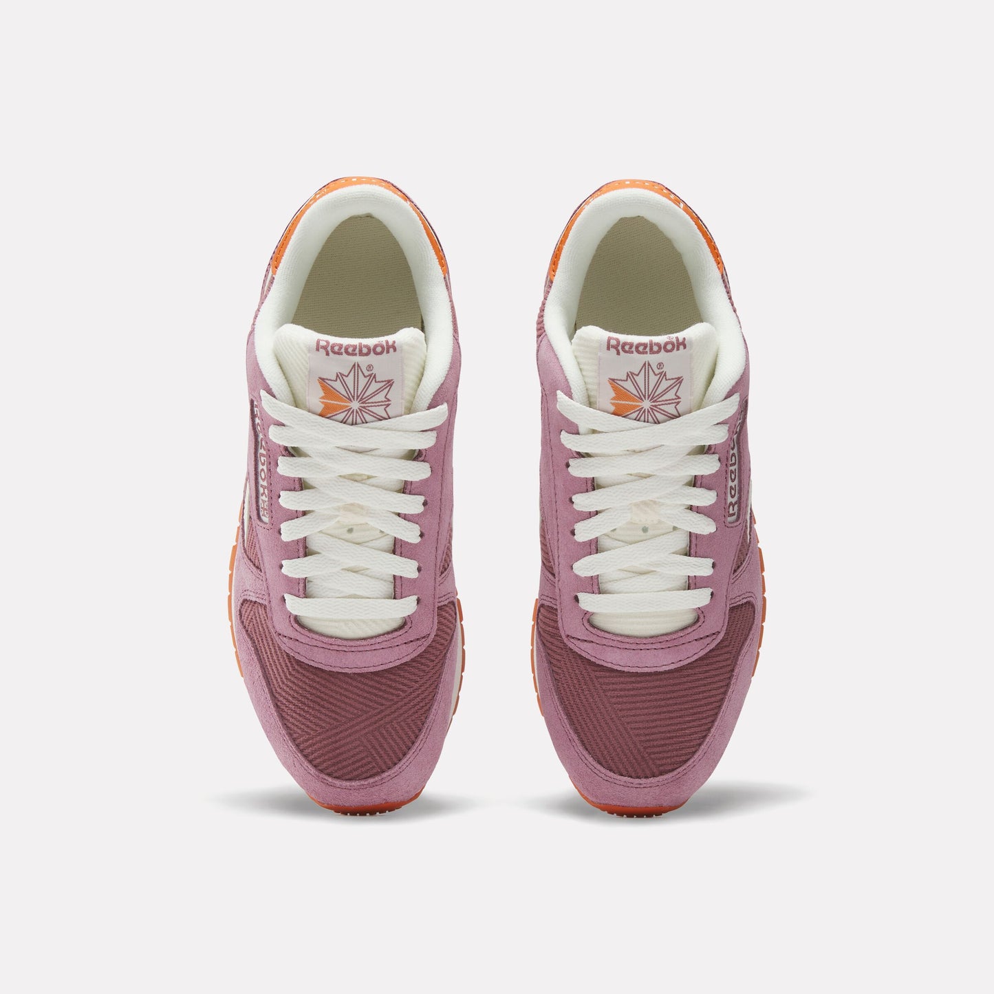 REEBOK FOOTWEAR WOMEN Classic Leather Shoes BLACKBERRY/BERRYCHILL/CHALK
