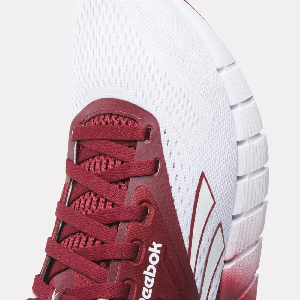 Reebok Footwear Men Nano Gym Training Shoes WHITE/MAROON/MAROON
