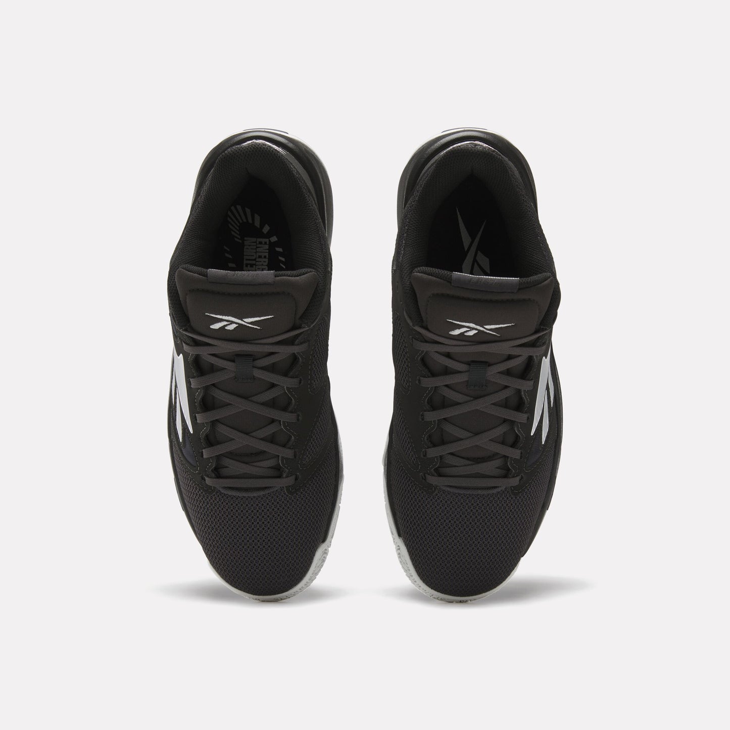 REEBOK FOOTWEAR UNISEX Engine LT Basketball Shoes BLACK/WASHED BLACK/BARELY GREY