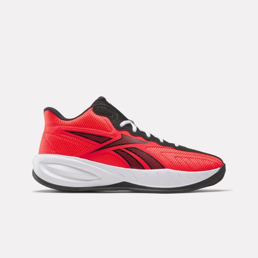 Reebok Footwear Men Press Retro Basketball Shoes ENERGY RED/BLACK/WHITE