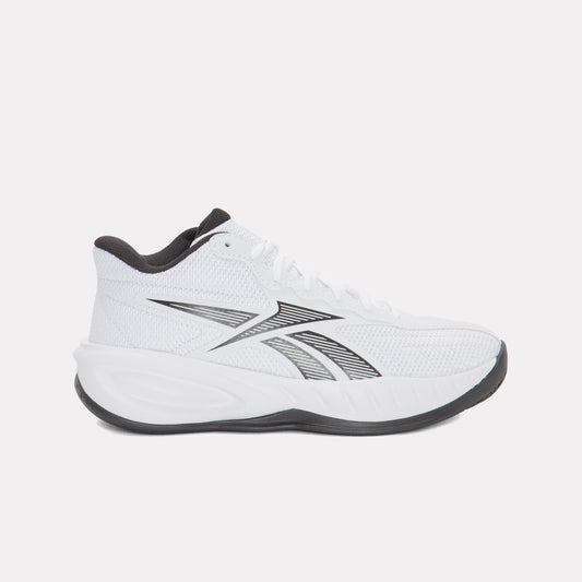 Reebok Footwear Kids Press Basketball Shoes - Grade School WHITE/CORE BLACK/BARELY GREY