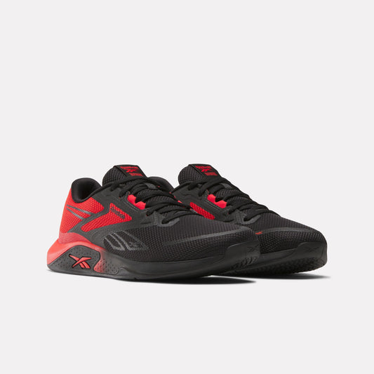 REEBOK FOOTWEAR MEN Nanoflex TR 3 Shoes BLACK/SPORT RED