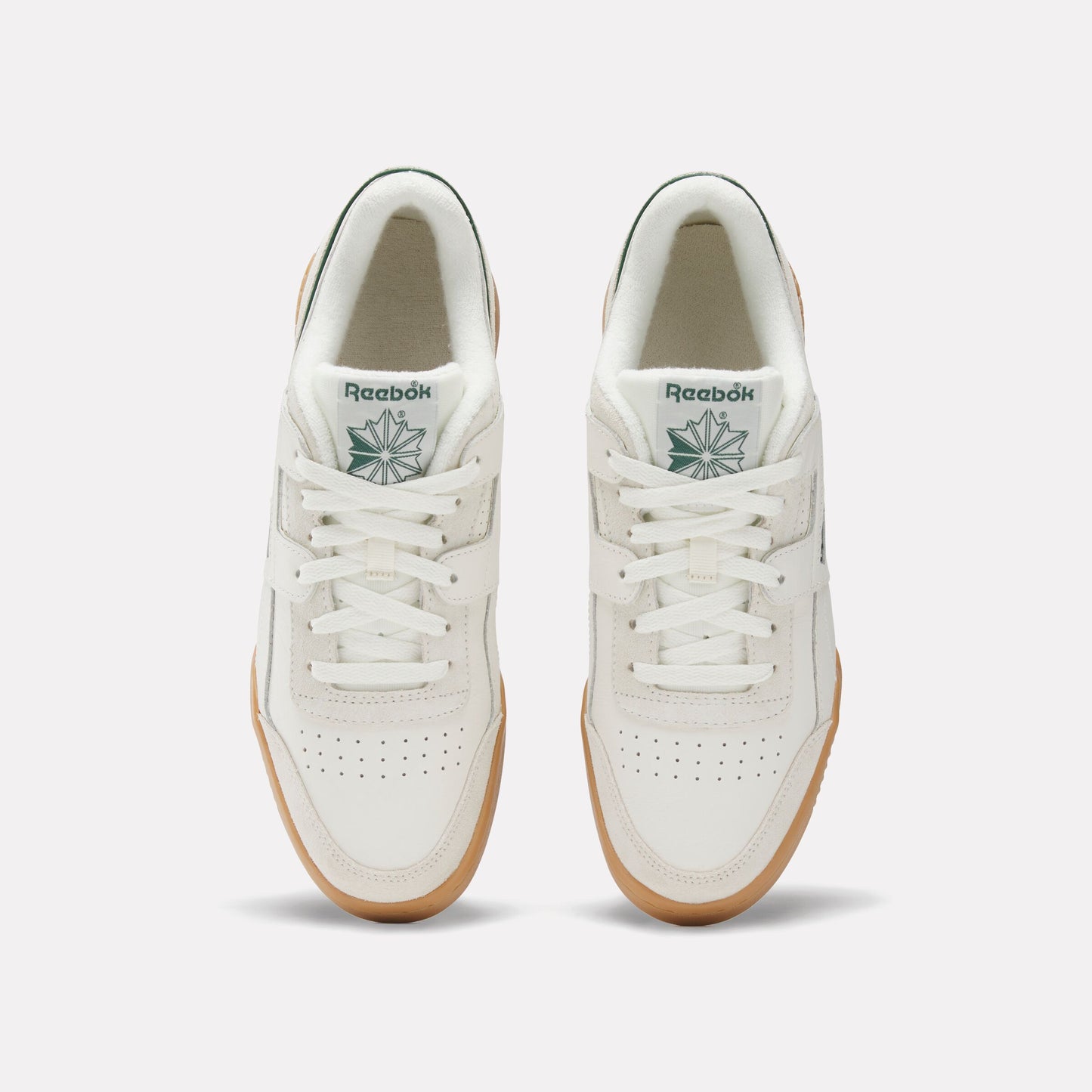 REEBOK FOOTWEAR UNISEX Workout Plus Shoes CHALK/DARKGREEN/VINTAGECHALK